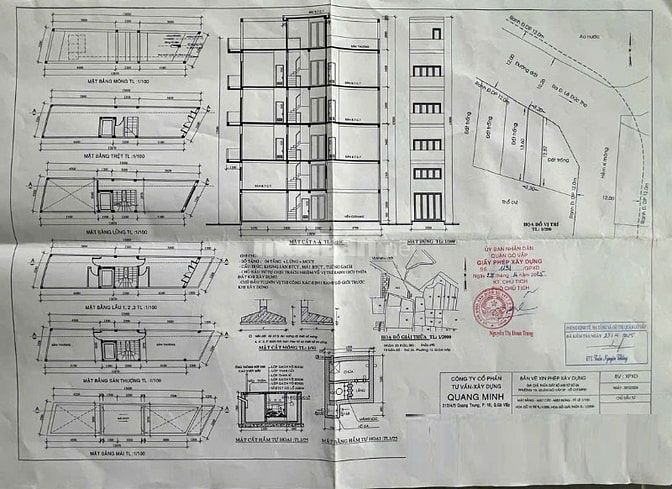 Bán đất mặt bờ kênh Tham Lương 3,2x13m,sổ hồng riêng, xây tự do 5 tầng