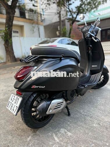 Vespa Sprint 2016 Đen mù đèn led 2 tầng xe đẹp