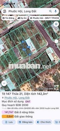 1 LÔ *** CÁCH BIỂN LỘC AN 200M NGANG 7,1M