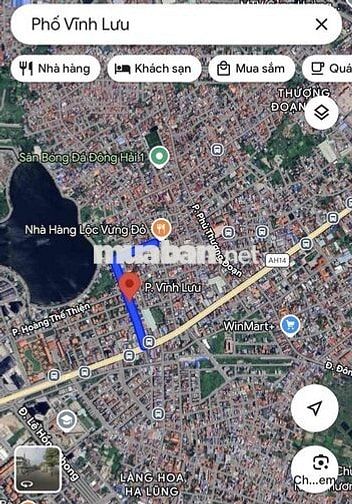 Chuyển nhượng Nền đất 100m2 ngang 5m Phố Vĩnh Lưu 3,08 tỷ