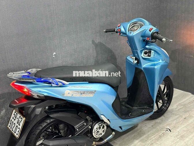 Honda Vision 2019 màu Xanh