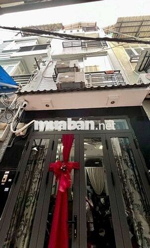 Bán nhà 1 trệt 3 lầu đường Nghĩa Hòa  Phường 6 Tân Bình