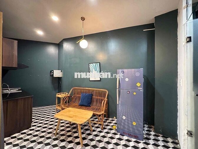 Thang Máy - Hầm Xe - Bảo Vệ - 1PN - Tách Bếp - Balcon - Nguyễn Trãi Q1