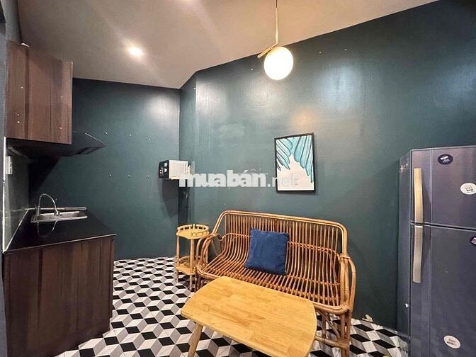 Thang Máy - Hầm Xe - Bảo Vệ - 1PN - Tách Bếp - Balcon - Nguyễn Trãi Q1