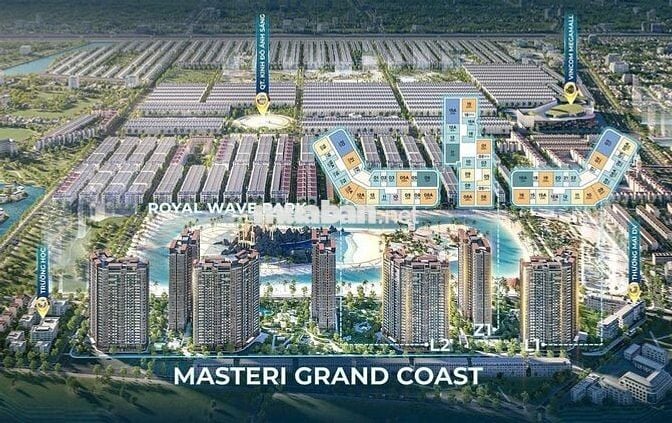 800 Triệu Sở Hữu 1N+ View Hồ 18HA | Tòa Đẹp Nhất Masteri Grand Coast