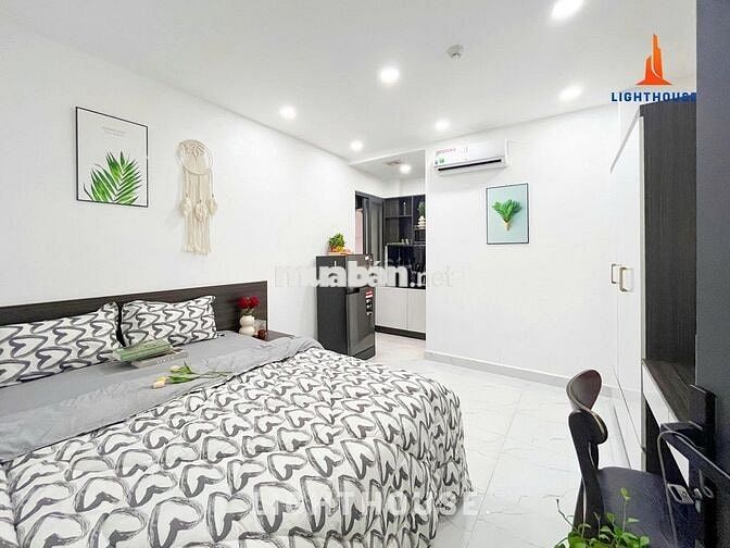 STUDIO BAN CÔNG FULL NT NGAY CHỢ BÀ CHIỄU, CẦU BÔNG TIVI THÔNG MINH