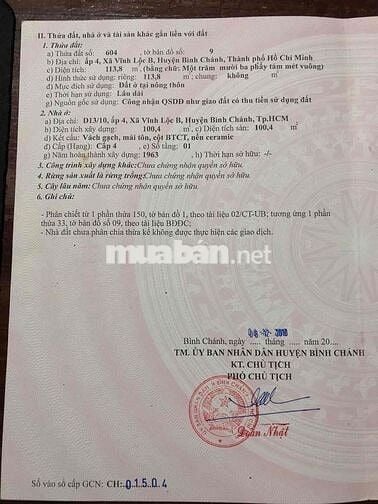 nhà chính chủ cần bán nhà 113.8 nhà cấp 4
