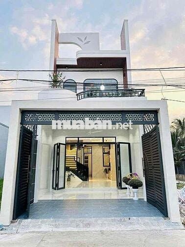 🔥 Tặng mái vòm + máy nóng lạnh căn nhà 1 trệt 1 lầu ngay Tân Triều