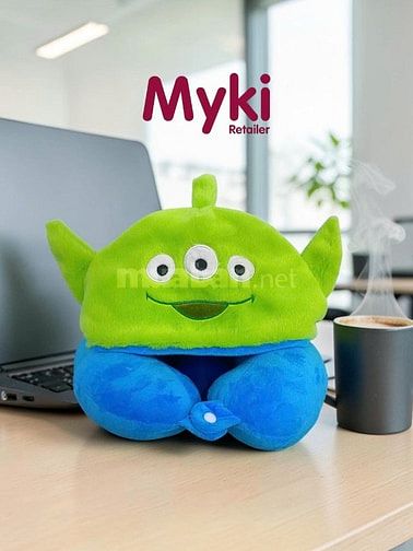 gối kê cổ du lịch có mũ trùm 2 trong 1