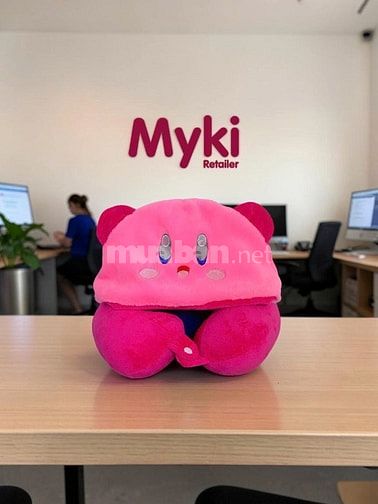 gối kê cổ du lịch có mũ trùm 2 trong 1
