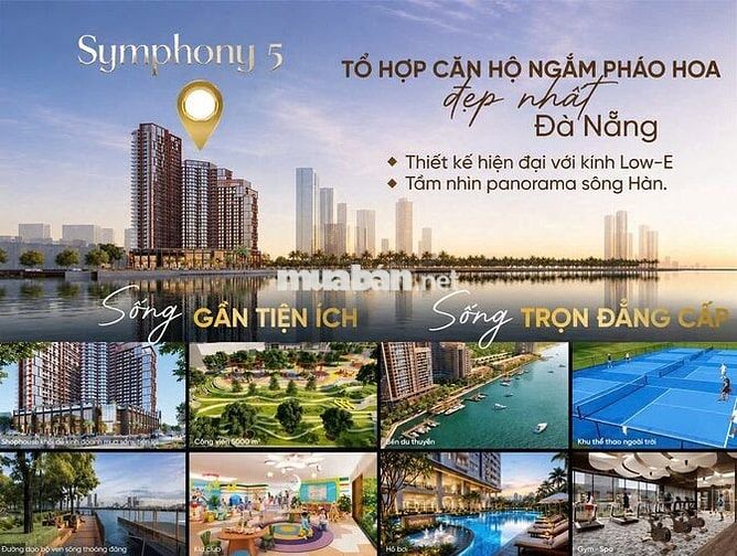TỪ 700 TRIỆU SỞ HỮU CĂN HỘ VIEW TRỰC DIỆN PHÁO HOA TẠI SUN SYMPHONY 5