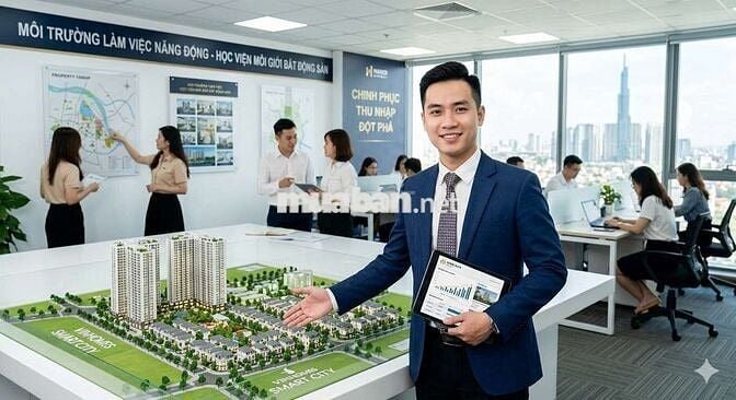 Tuyển dụng môi giới bất động sản 