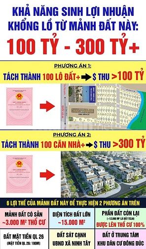 Bán Đất Diện Tích Lớn Tại Ninh Hòa – Quốc Lộ 26 (Xã Ninh Tây)