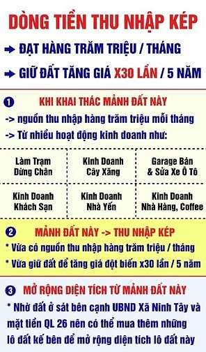Bán Đất Diện Tích Lớn Tại Ninh Hòa – Quốc Lộ 26 (Xã Ninh Tây)