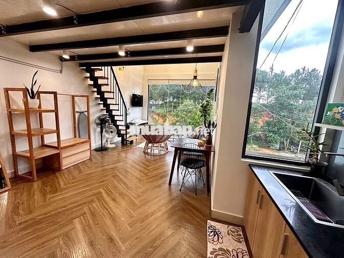 CHO THUÊ CĂN HỘ DUPLEX FULL NỘI THẤT VIEW ĐỒI THÔNG ĐƯỜNG NGÔ QUYỀN 