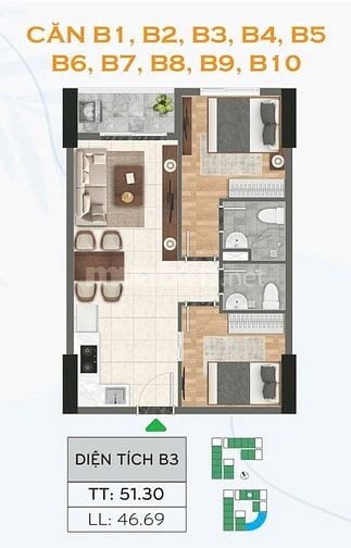 🔥 SIÊU PHẨM BCONS CITY - CHỦ CẦN RA GẤP CĂN 2PN CÓ CAM KẾT THUÊ KHỦNG