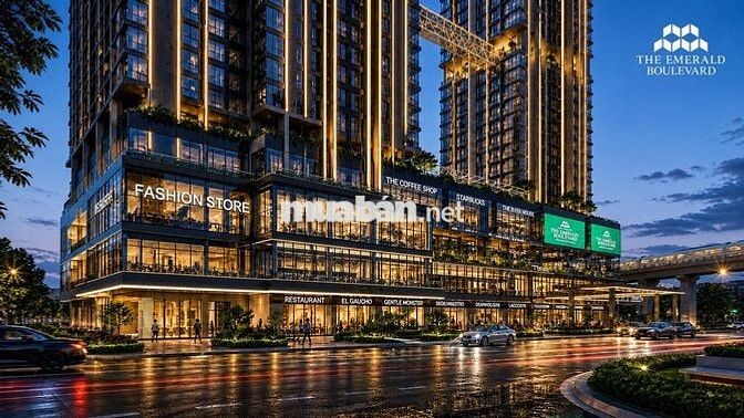 Căn 3PN VIP The Emerald Boulevard - View Sông SG, Landmark 81, Metro
