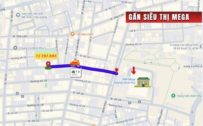 BÁN NHÀ KHU BÌNH PHÚ, MT ĐƯỜNG SỐ 22, DT 4 X 19M, 3.5 TẤM, 12.5 TỶ. 