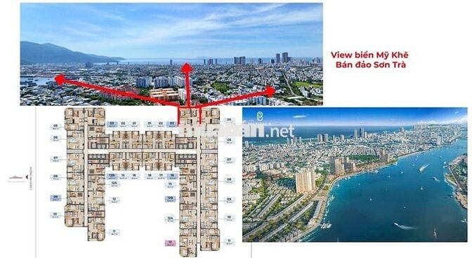 Căn hộ 2PN tầng 27 view biển Mỹ Khê cực hiếm 🔥 Giá tốt