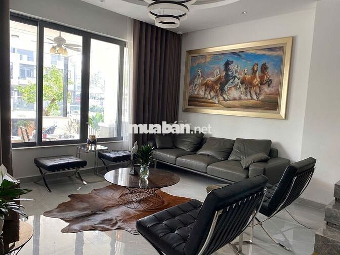 CHO THUÊ BIỆT THỰ NINE SOUTH NHÀ BÈ, TRỆT 2 LẦU 3PN FULL NT 30 TRIỆU