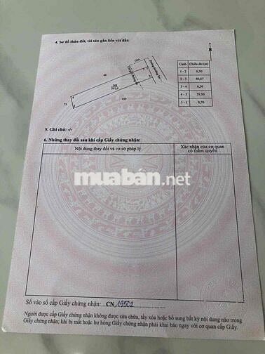 Đất 261m2 Full Thổ Cư – Gần UBND Đức Hòa Đông