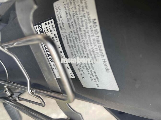 Honda Wave RSX FI 2019 Xám đen