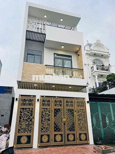 nhà 1 trệt 1 lầu 1 tum AN PHÚ,90m2 sân xe hơi,có nội thất
