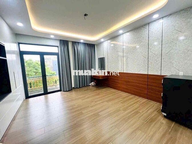 nhà 1 trệt 1 lầu 1 tum AN PHÚ,90m2 sân xe hơi,có nội thất
