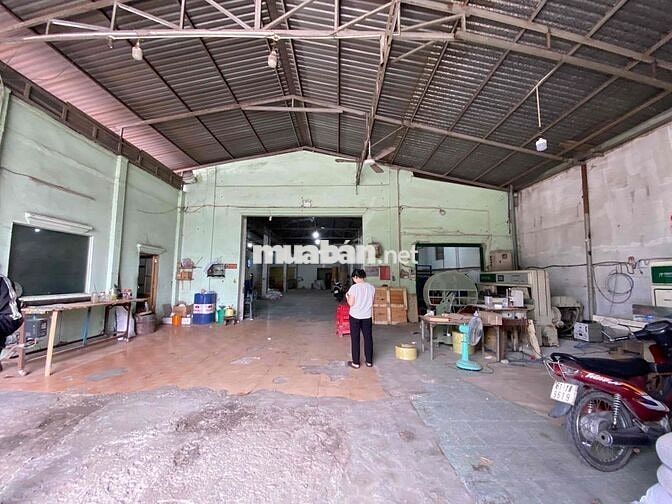cho thuê kho xưởng 600m2 đường lớn