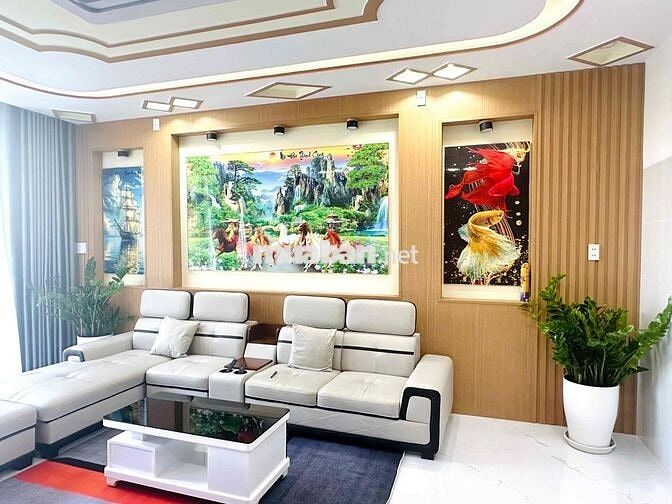 CHO THUÊ NHÀ GÓI 7 MỸ GIA ĐỐI DIỆN SÂN BANH, NHÀ MỚI GIÁ 25TR/THÁNG