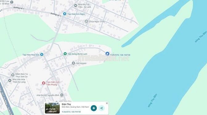 Cần bán đất Thôn Kỳ Lam 2, xã Điện Thọ, phường Điện Bàn Tây, Đà Nẵng