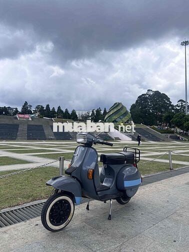 Piaggio Vespa 2 thì 150cc Xám