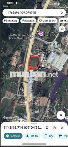bán đất ngộp QL1A Công Hải - Khánh Hoà  ngang 82m