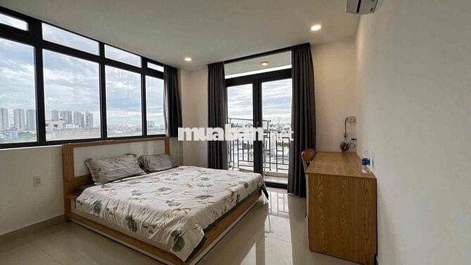 Cho thuê căn hộ ban công (40m2) - Thang máy hầm xe Dương Bá Trạc Q8