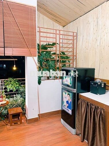 CHDV BANCOL SÂN THƯỢNG CHILL, TÁCH BẾP 45m2 WC RIÊNG, FULL NỘI THẤT