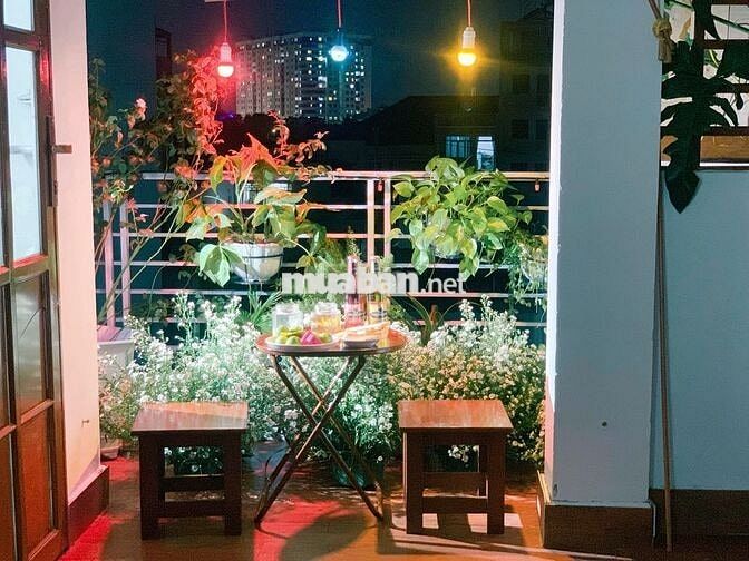 CHDV BANCOL SÂN THƯỢNG CHILL, TÁCH BẾP 45m2 WC RIÊNG, FULL NỘI THẤT