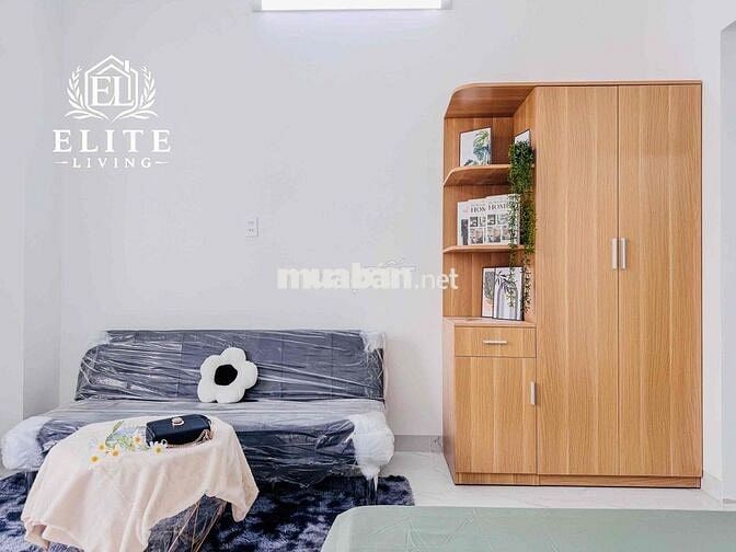 STUDIO FULL NT BAN CÔNG LỚN RỘNG HƠN 45m2