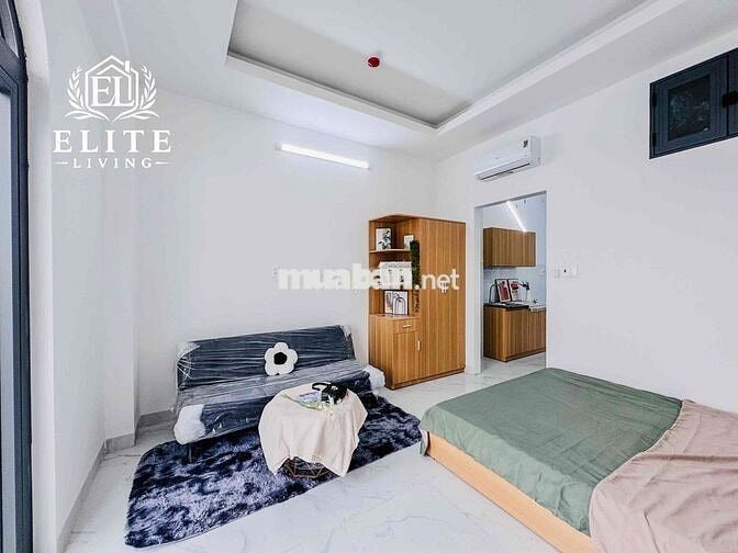 STUDIO FULL NT BAN CÔNG LỚN RỘNG HƠN 45m2