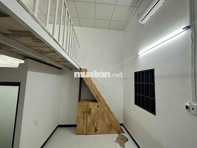cho thuê dãy phòng trọ máy lạnh có gác không đụng đầu