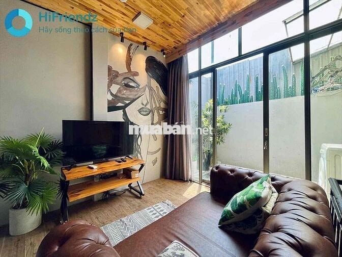 Nhà nguyên căn. Thiết kế thoáng & cực xinh. Đầy đủ noi thất, Cho BnB