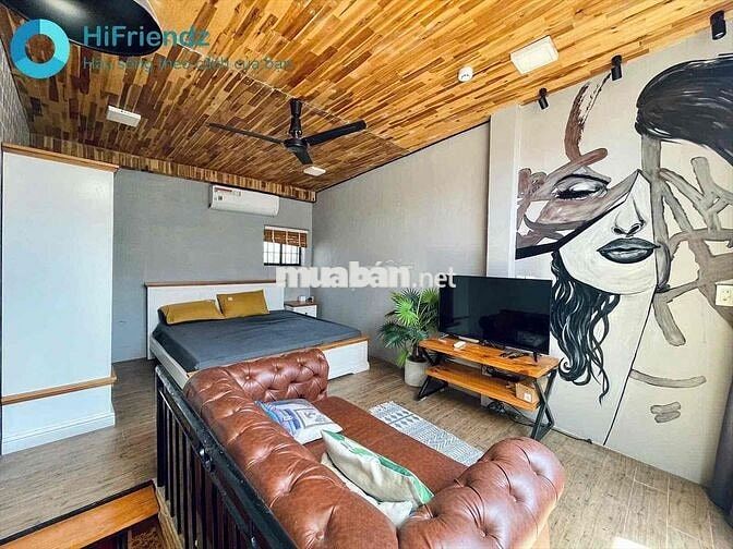 Nhà nguyên căn. Thiết kế thoáng & cực xinh. Đầy đủ noi thất, Cho BnB