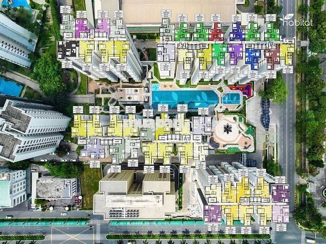 NÓI KHÔNG VỚI TIN ẢO - THE HABITAT PHASE 3 2PN2WC 68M2 2 TỶ 4/CĂN