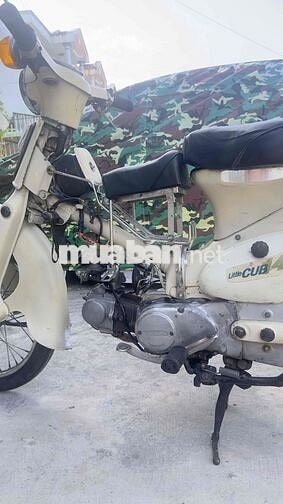 Honda Little Cub 50 Trắng kem