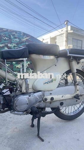 Honda Little Cub 50 Trắng kem