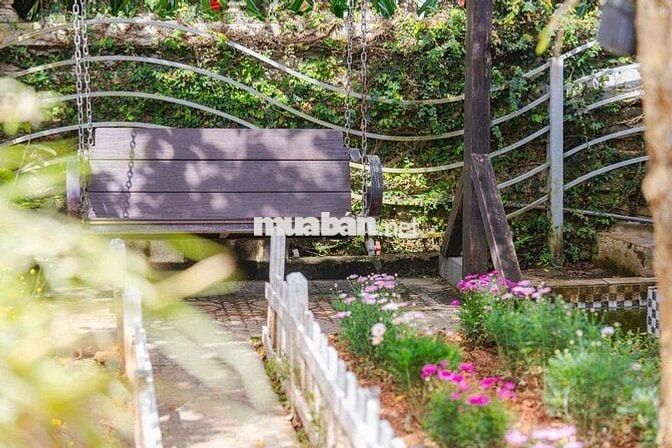 Homestay sân vườn KQH Yersin 8PN sức chứa 20 người, 2,5tr/ngày, 500m r