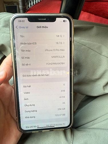 Iphone 11prm 256gb chính chủ xài kỹ