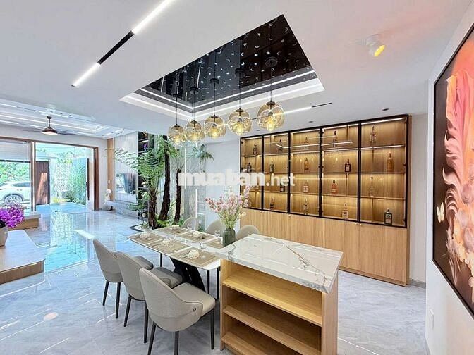 BÁN NHÀ ĐẸP 3 TẦNG ĐẦY ĐỦ NỘI THẤT CAO CẤP NGAY KHU HÒA XUÂN CẨM LỆ