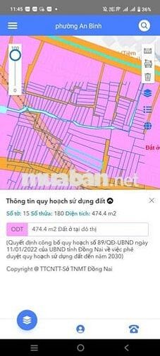 Bán đất 474m2 Giá chỉ 15 tỷ Sát KCN Biên Hòa 1