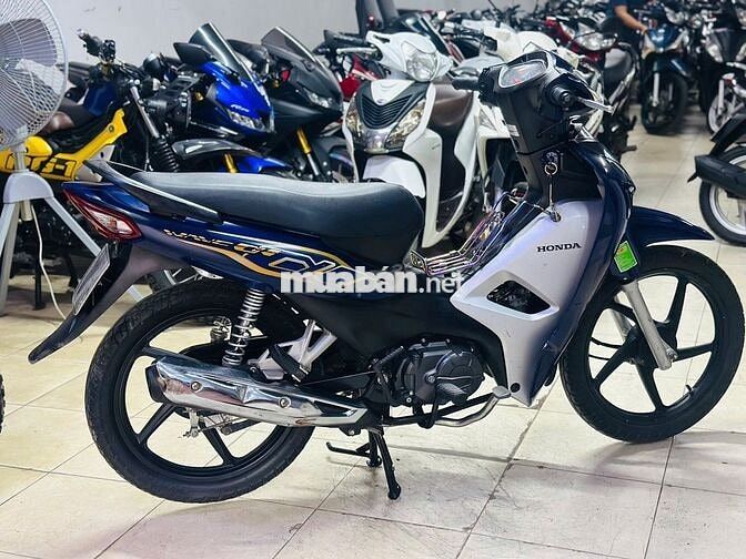 XE MÁY THỊNH PHÁT- WAVE A 110 XANH THAN VÀNH ĐÚC