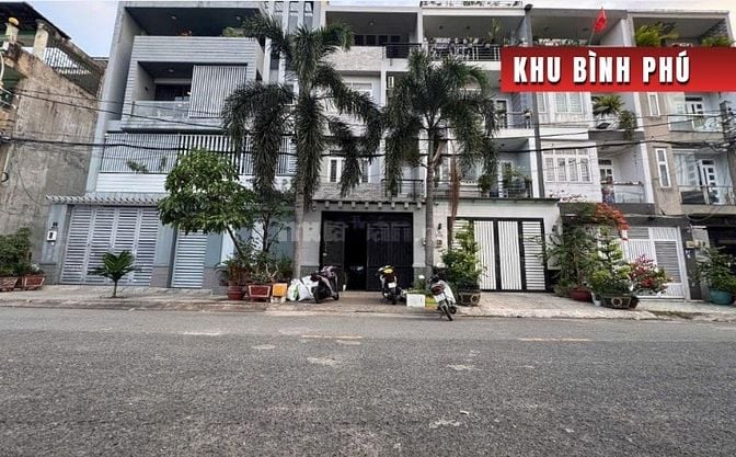BÁN NHÀ KHU BÌNH PHÚ, MT ĐƯỜNG SỐ 25, DT 4.5 X 20M, 3.5 TẤM, 11.8 TỶ